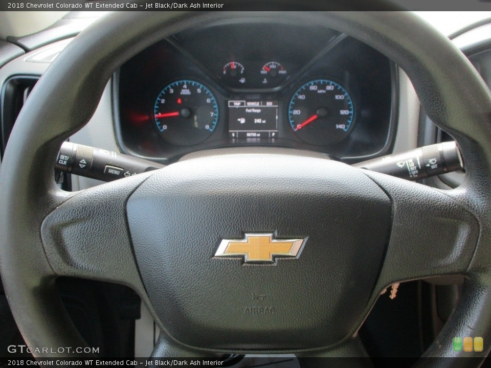 Jet Black/Dark Ash Interior Steering Wheel for the 2018 Chevrolet Colorado WT Extended Cab #146230020