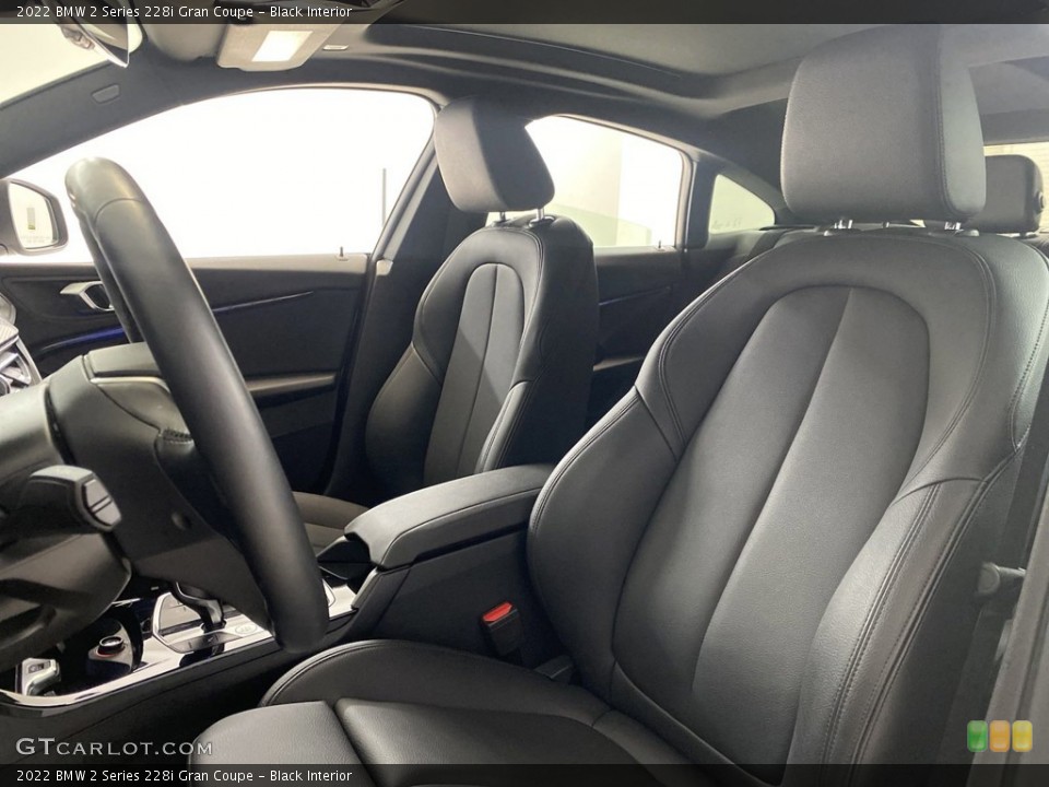 Black Interior Front Seat for the 2022 BMW 2 Series 228i Gran Coupe #146230266