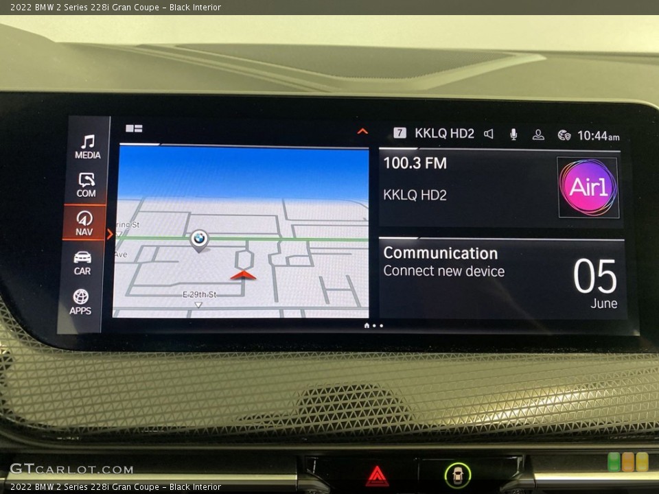 Black Interior Navigation for the 2022 BMW 2 Series 228i Gran Coupe #146230380