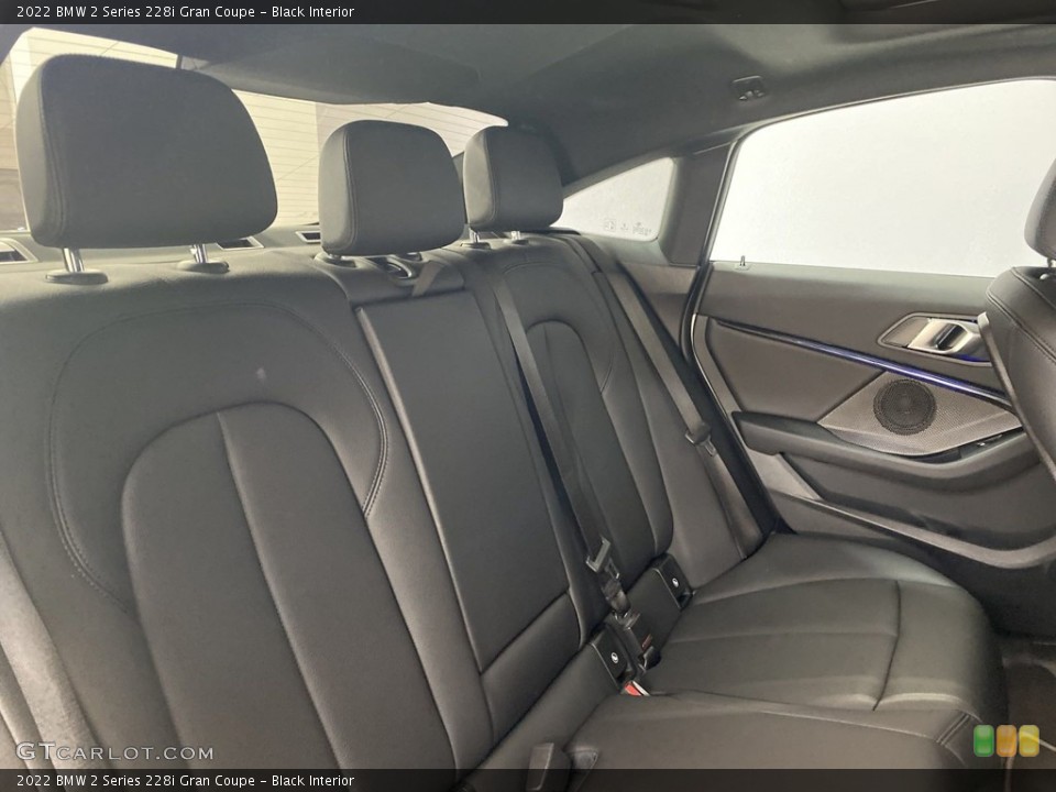 Black Interior Rear Seat for the 2022 BMW 2 Series 228i Gran Coupe #146230635