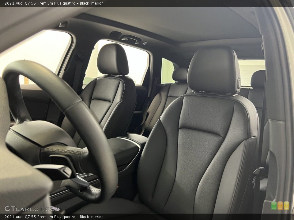 Black Interior Front Seat for the 2021 Audi Q7 55 Premium Plus quattro #146231082