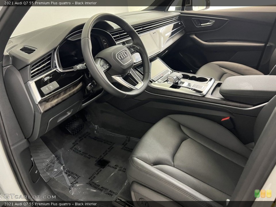 Black Interior Photo for the 2021 Audi Q7 55 Premium Plus quattro #146231193