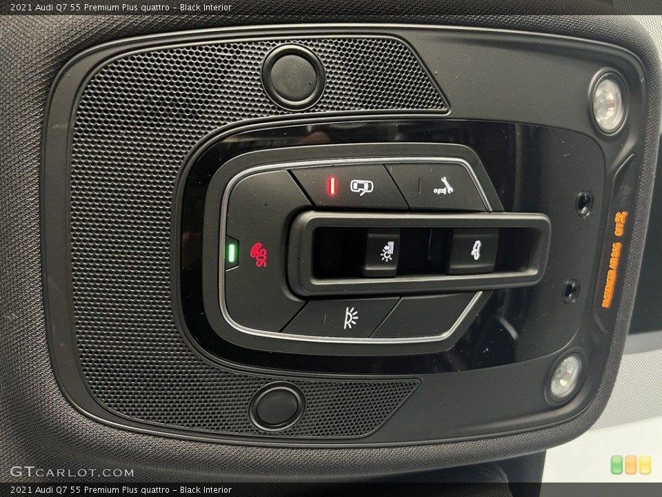 Black Interior Controls for the 2021 Audi Q7 55 Premium Plus quattro #146231349