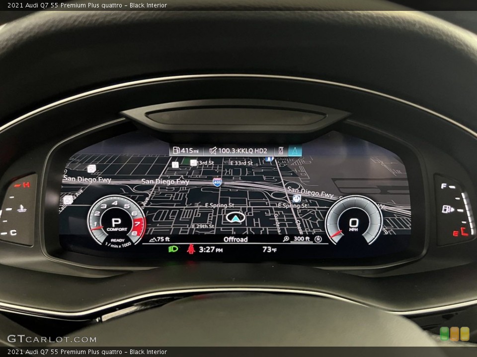 Black Interior Gauges for the 2021 Audi Q7 55 Premium Plus quattro #146231364