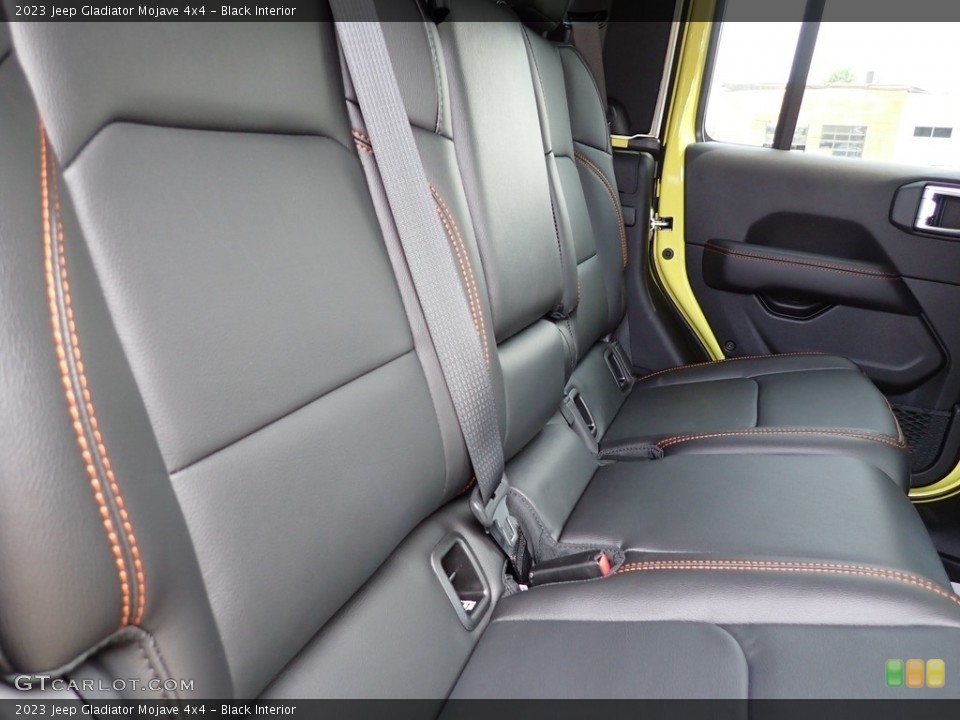 Black Interior Rear Seat for the 2023 Jeep Gladiator Mojave 4x4 #146231882