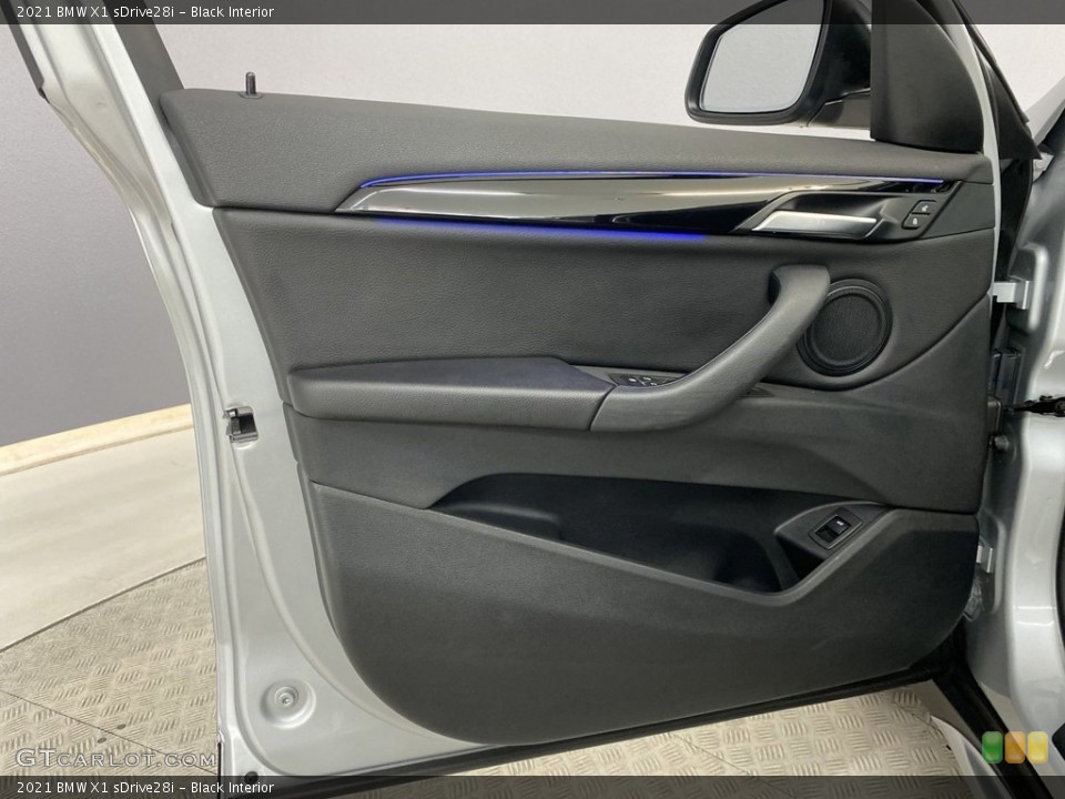 Black Interior Door Panel for the 2021 BMW X1 sDrive28i #146233009
