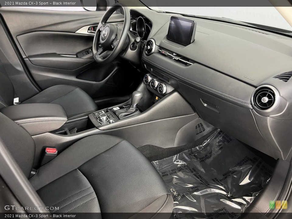 Black Interior Dashboard for the 2021 Mazda CX-3 Sport #146233761