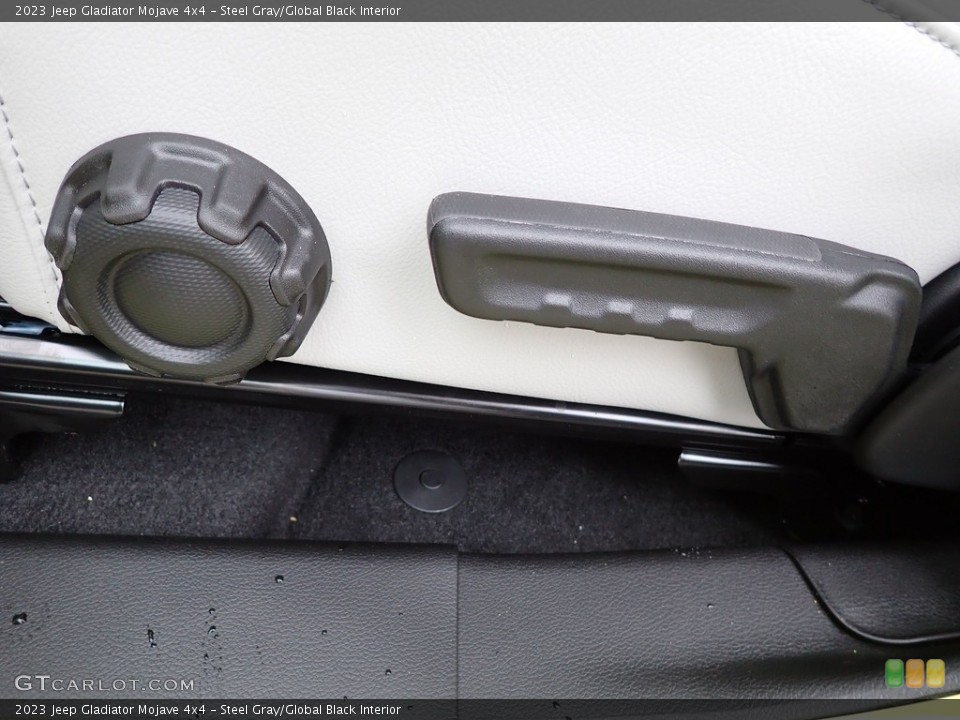 Steel Gray/Global Black Interior Front Seat for the 2023 Jeep Gladiator Mojave 4x4 #146233962