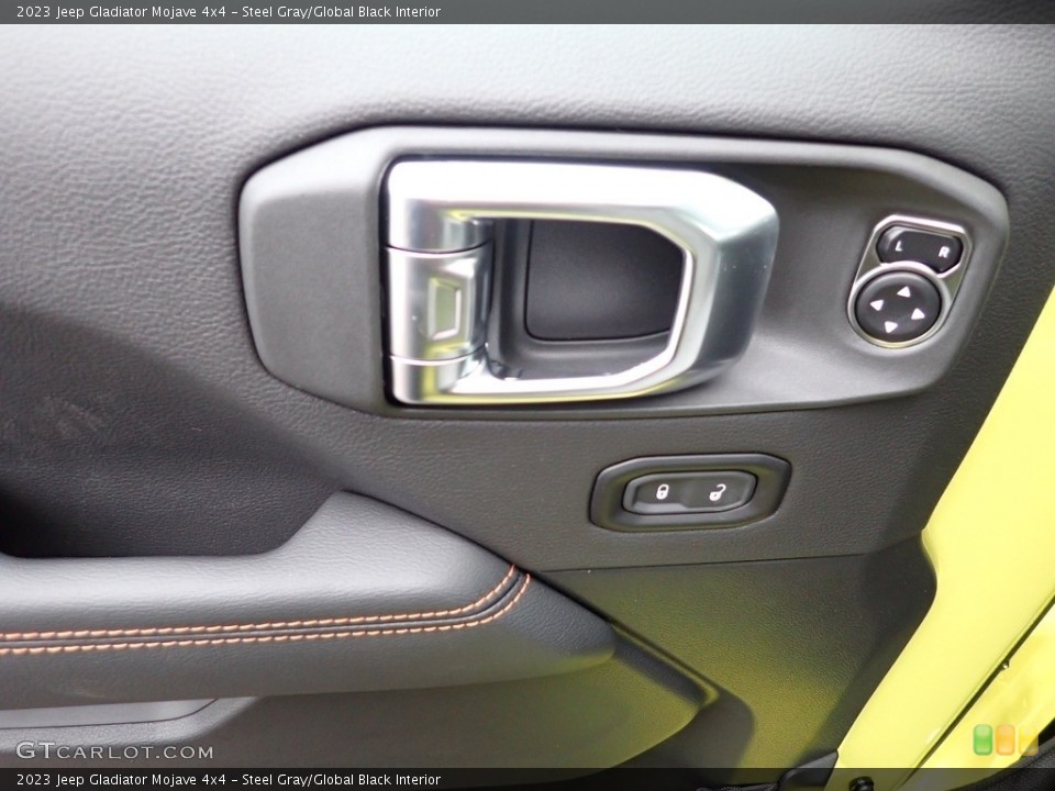 Steel Gray/Global Black Interior Door Panel for the 2023 Jeep Gladiator Mojave 4x4 #146233982