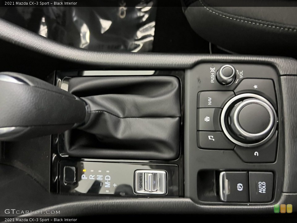 Black Interior Controls for the 2021 Mazda CX-3 Sport #146234106