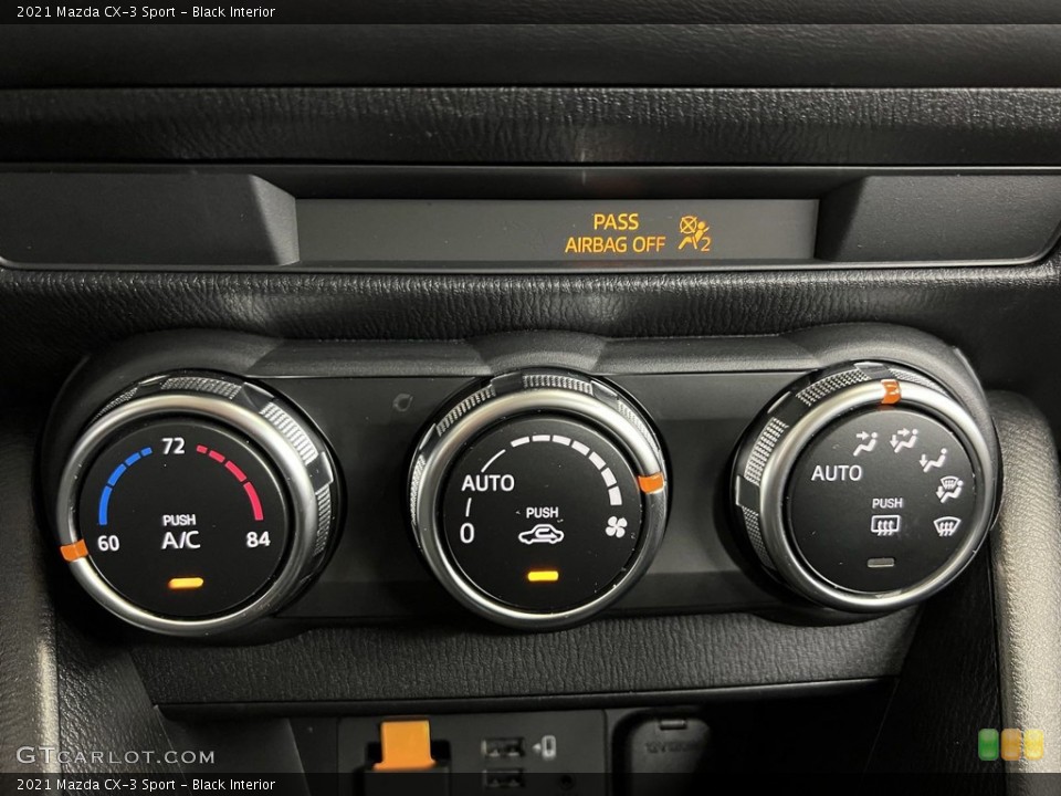 Black Interior Controls for the 2021 Mazda CX-3 Sport #146234121