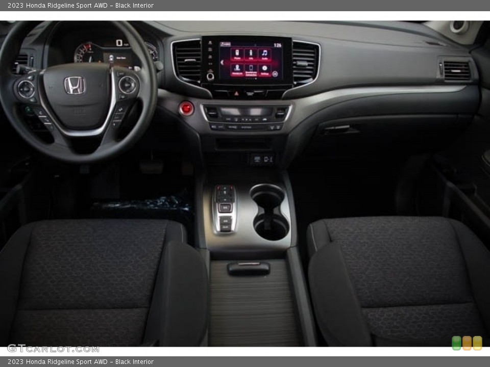 Black Interior Dashboard for the 2023 Honda Ridgeline Sport AWD #146234565