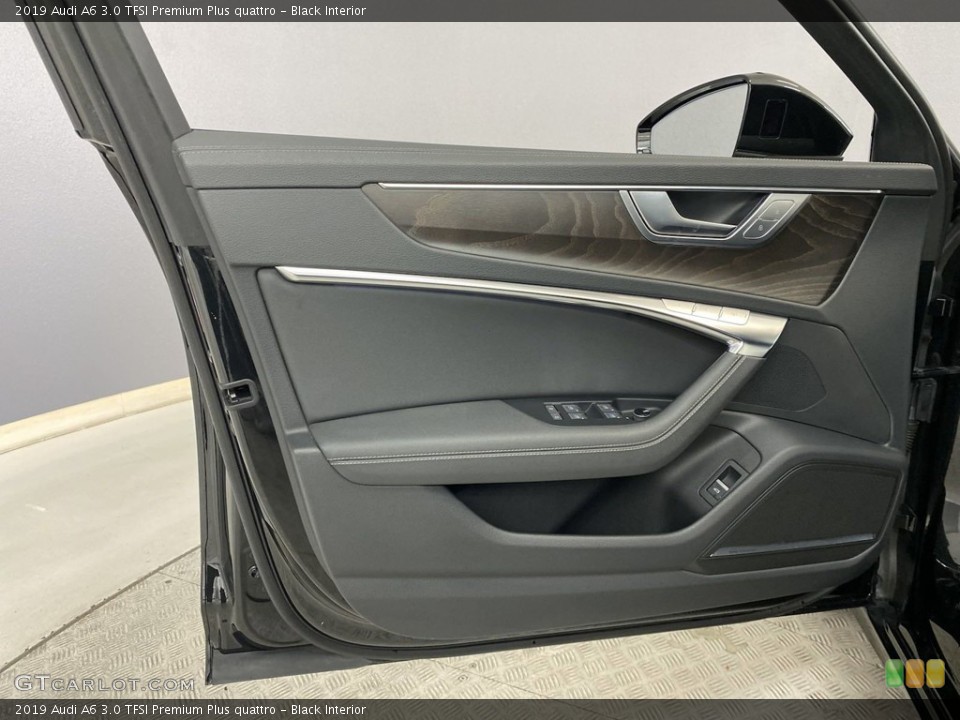 Black Interior Door Panel for the 2019 Audi A6 3.0 TFSI Premium Plus quattro #146236923