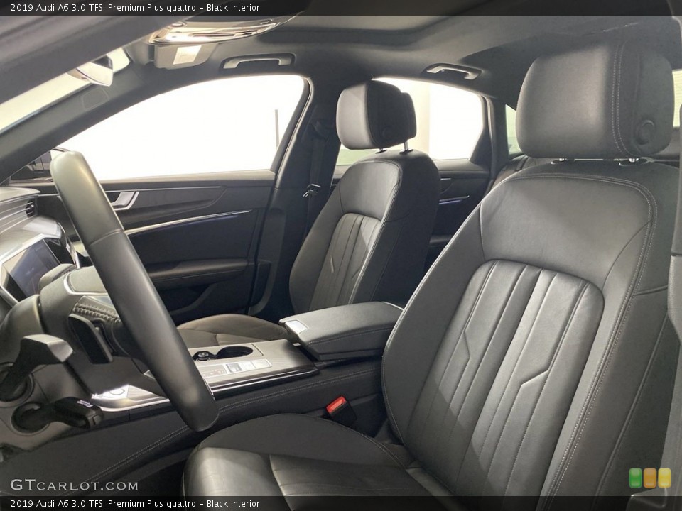 Black Interior Front Seat for the 2019 Audi A6 3.0 TFSI Premium Plus quattro #146236986