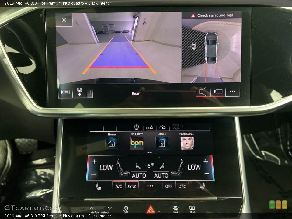 Black Interior Controls for the 2019 Audi A6 3.0 TFSI Premium Plus quattro #146237160