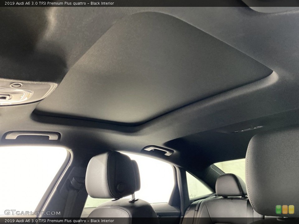 Black Interior Sunroof for the 2019 Audi A6 3.0 TFSI Premium Plus quattro #146237253