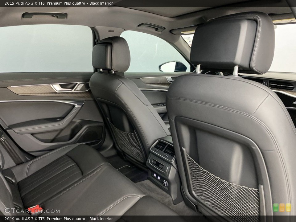 Black Interior Rear Seat for the 2019 Audi A6 3.0 TFSI Premium Plus quattro #146237343