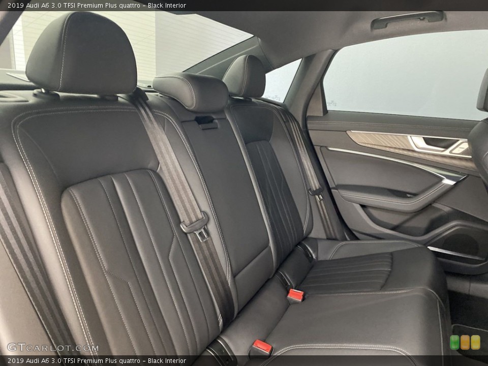 Black Interior Rear Seat for the 2019 Audi A6 3.0 TFSI Premium Plus quattro #146237361
