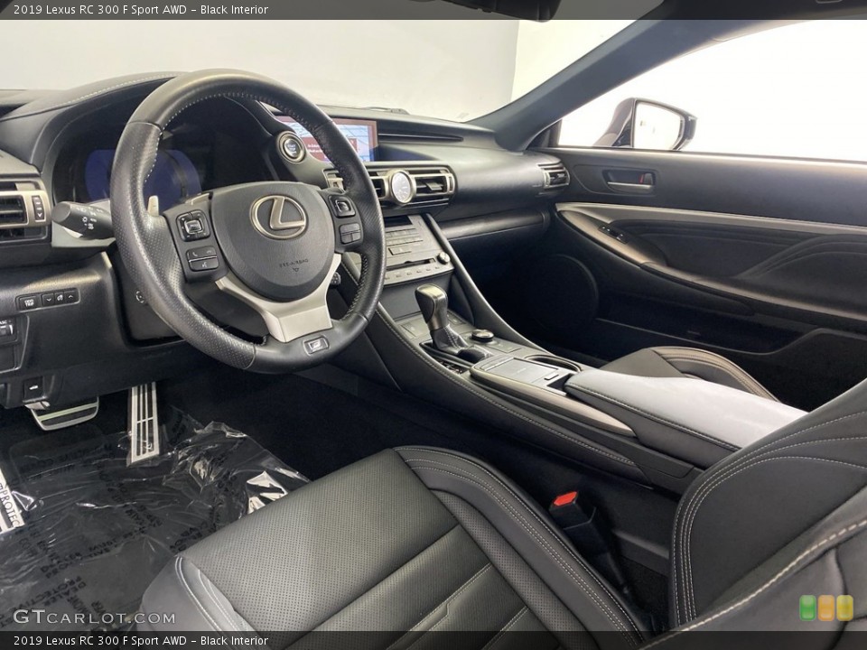 Black Interior Photo for the 2019 Lexus RC 300 F Sport AWD #146237673