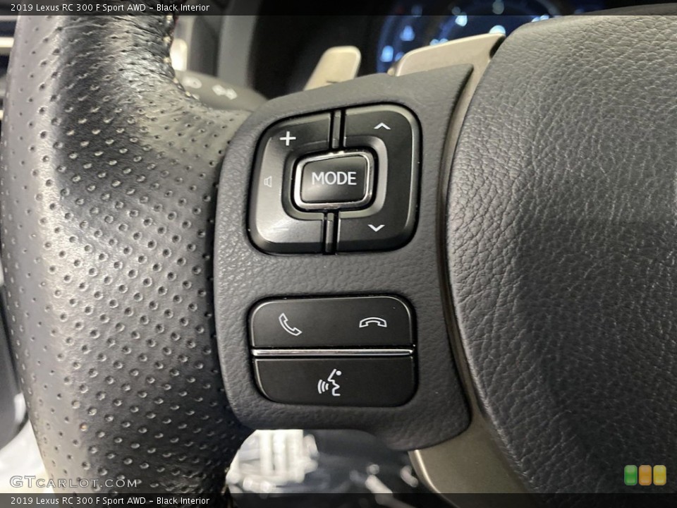 Black Interior Steering Wheel for the 2019 Lexus RC 300 F Sport AWD #146237718
