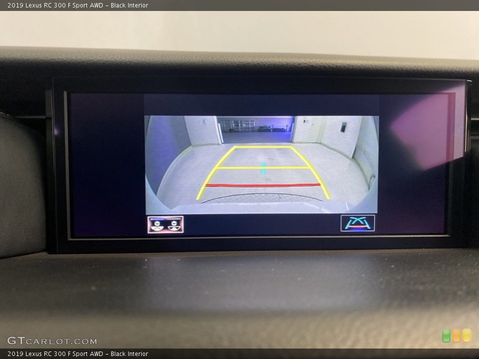 Black Interior Controls for the 2019 Lexus RC 300 F Sport AWD #146237844