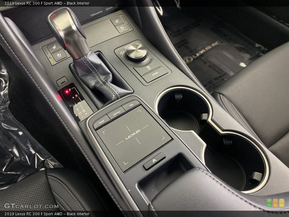 Black Interior Transmission for the 2019 Lexus RC 300 F Sport AWD #146237883