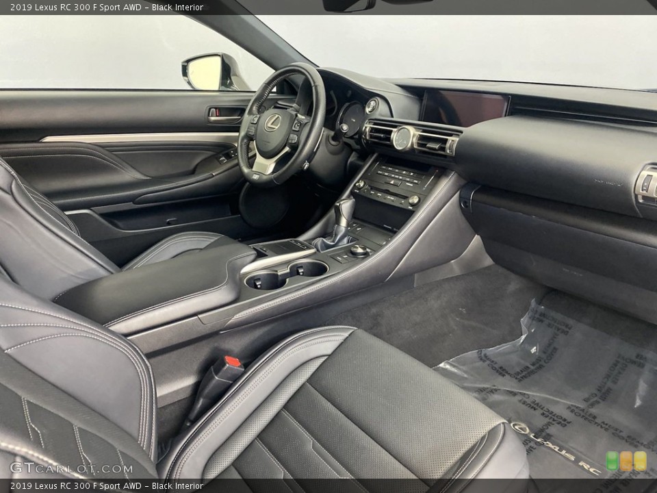 Black Interior Front Seat for the 2019 Lexus RC 300 F Sport AWD #146238021