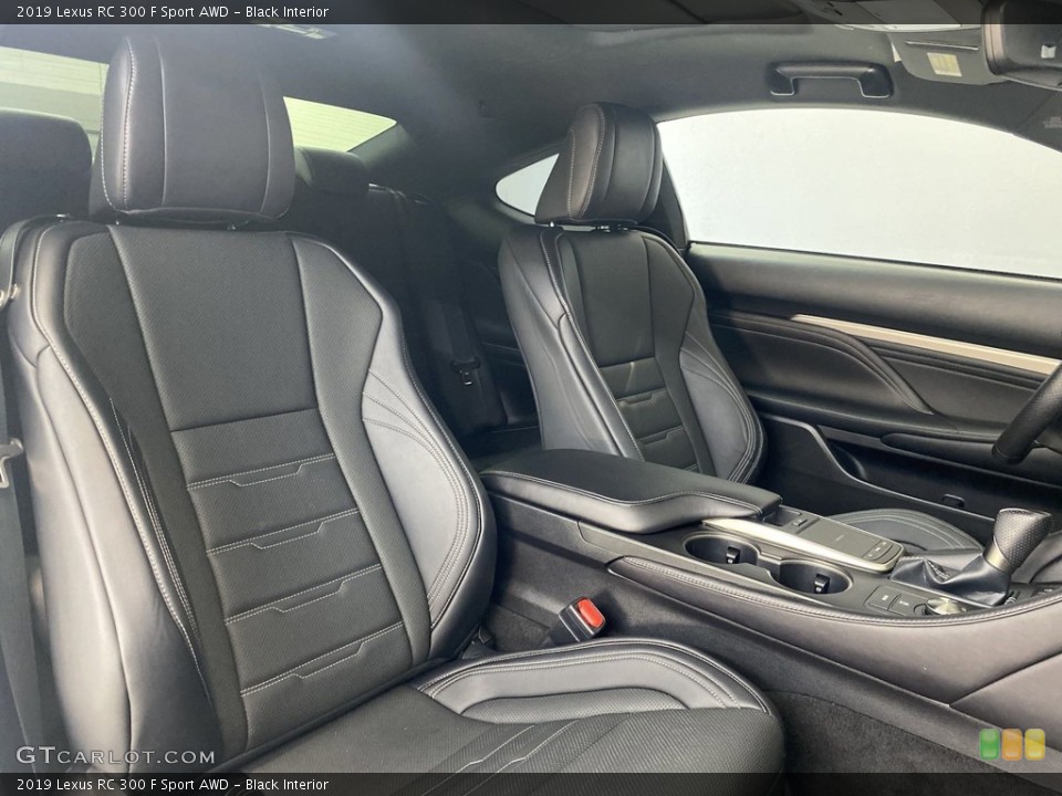 Black 2019 Lexus RC Interiors