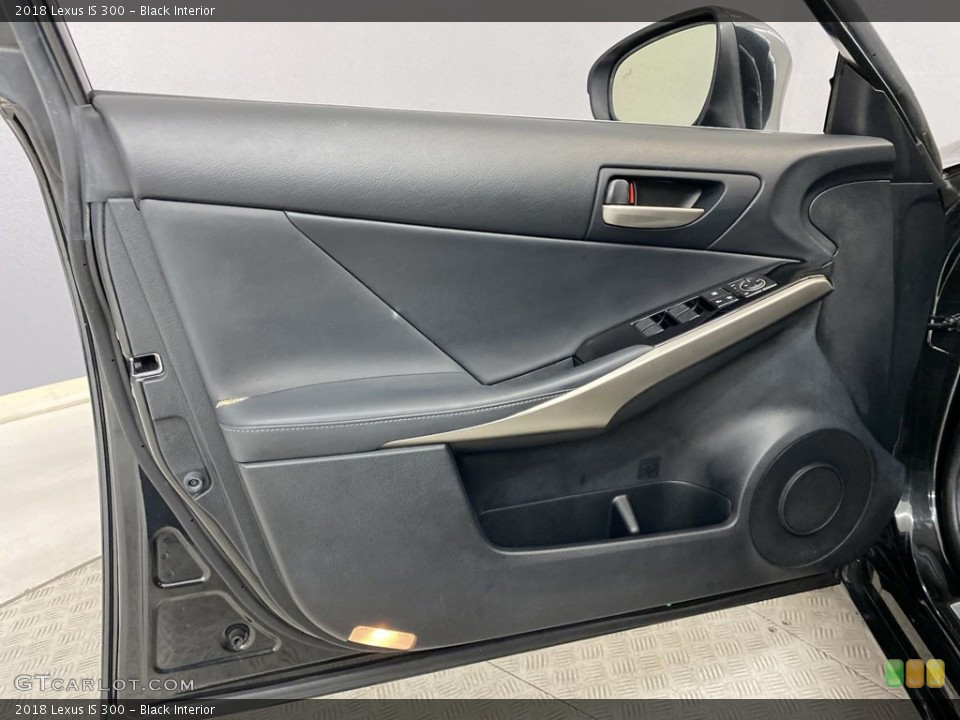 Black Interior Door Panel for the 2018 Lexus IS 300 #146238996