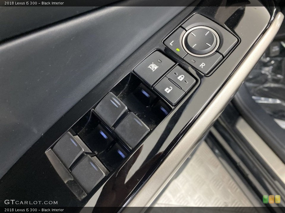 Black Interior Controls for the 2018 Lexus IS 300 #146239014