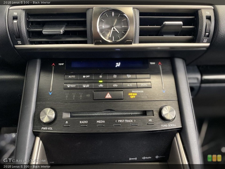 Black Interior Controls for the 2018 Lexus IS 300 #146239237
