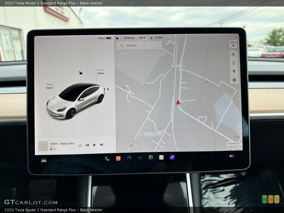 Black Interior Navigation for the 2020 Tesla Model 3 Standard Range Plus #146241114