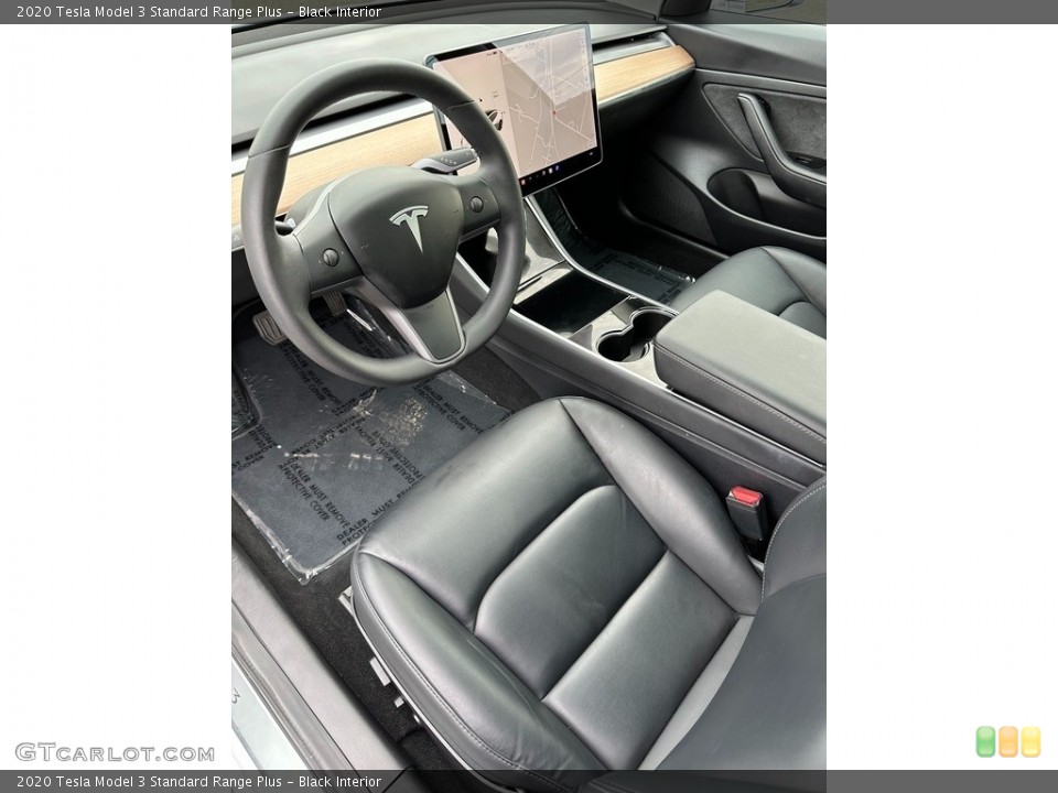 Black Interior Front Seat for the 2020 Tesla Model 3 Standard Range Plus #146241159