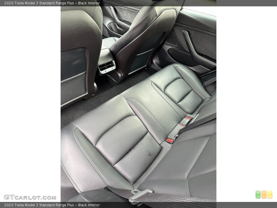 Black Interior Rear Seat for the 2020 Tesla Model 3 Standard Range Plus #146241189