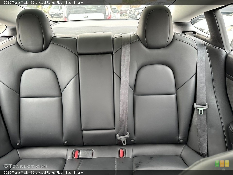 Black Interior Rear Seat for the 2020 Tesla Model 3 Standard Range Plus #146241201