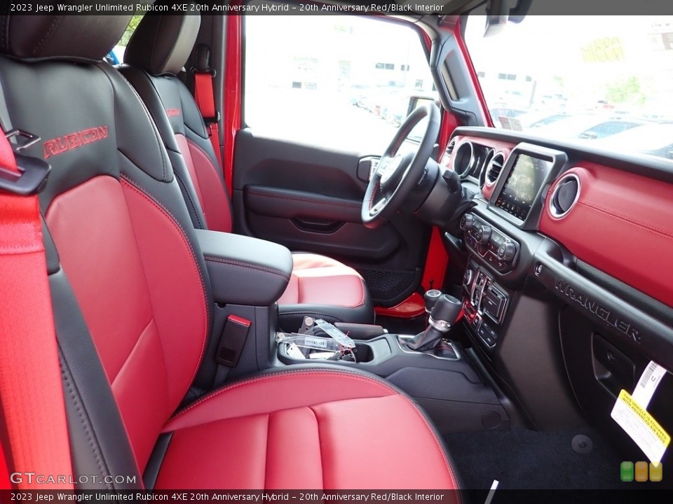 20th Anniversary Red/Black 2023 Jeep Wrangler Unlimited Interiors