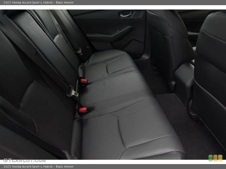 Black Interior Rear Seat for the 2023 Honda Accord Sport-L Hybrid #146241528