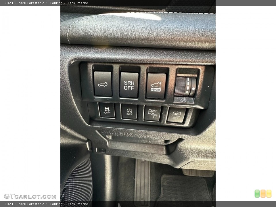 Black Interior Controls for the 2021 Subaru Forester 2.5i Touring #146241690