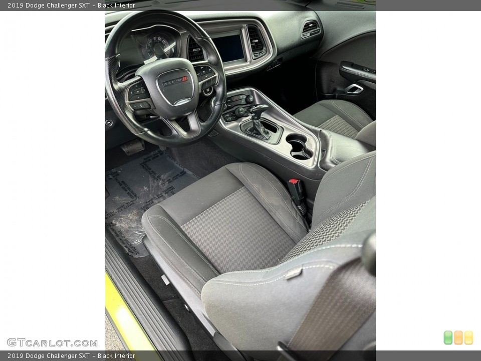 Black Interior Front Seat for the 2019 Dodge Challenger SXT #146242683