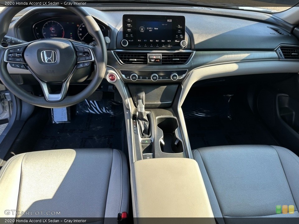 Gray Interior Dashboard for the 2020 Honda Accord LX Sedan #146243445
