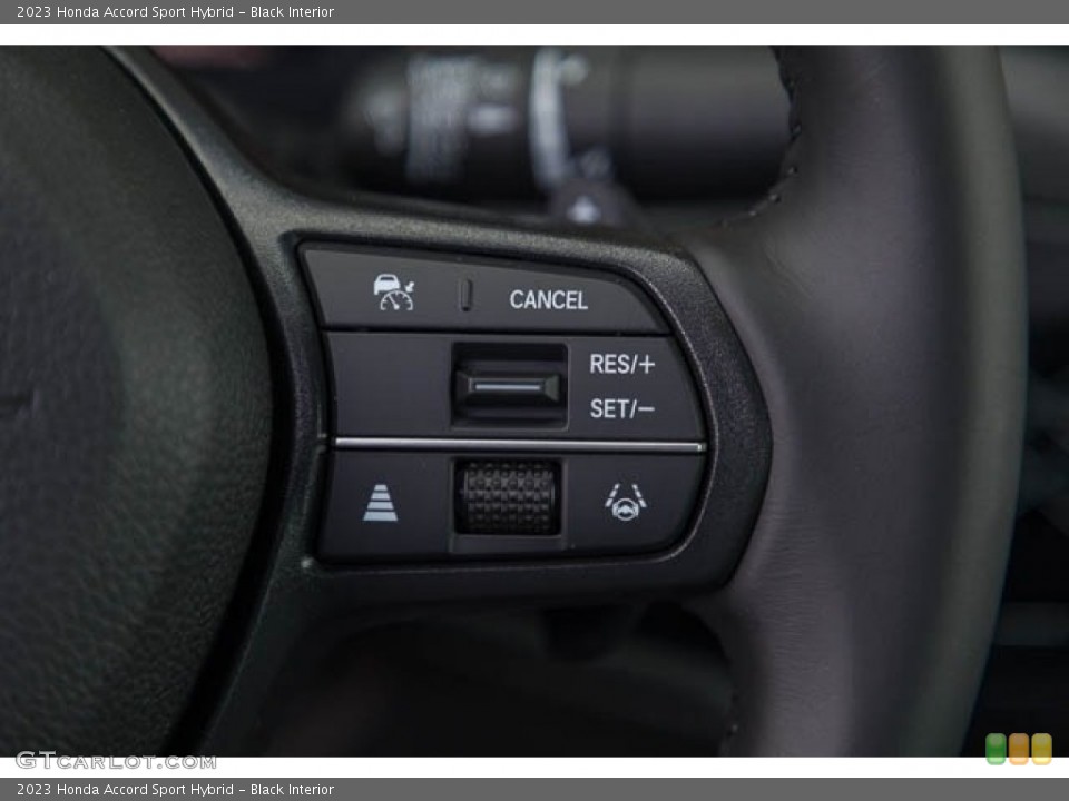Black Interior Steering Wheel for the 2023 Honda Accord Sport Hybrid #146244186