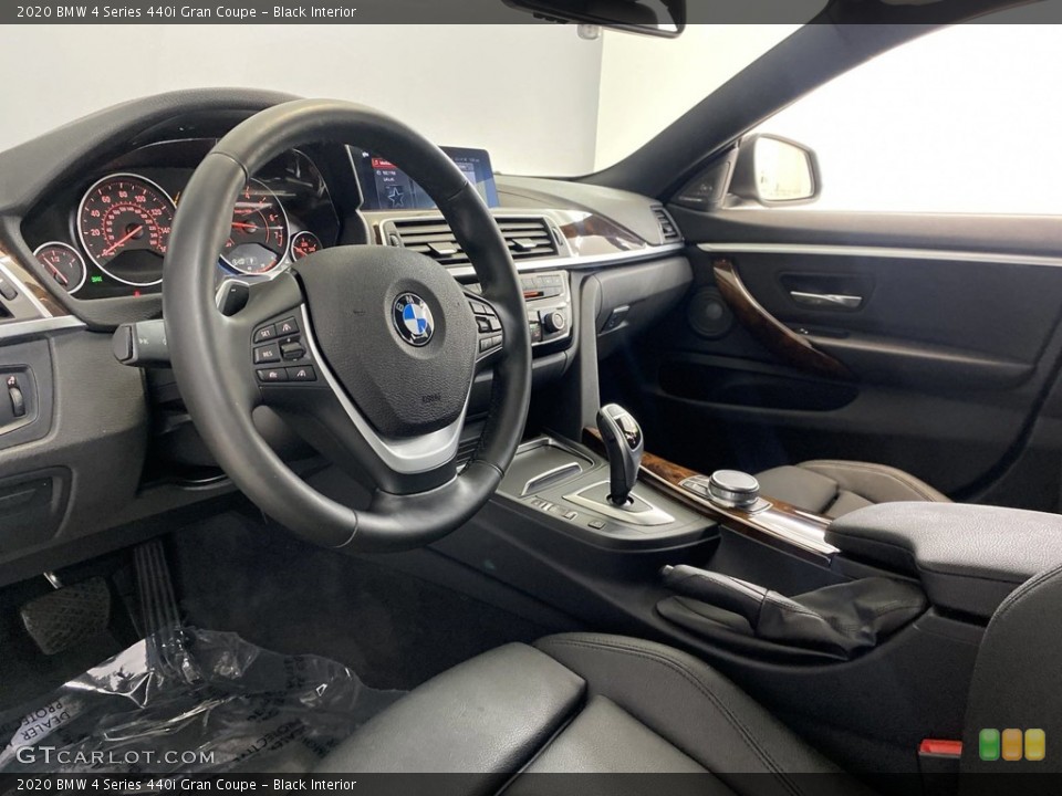 Black Interior Front Seat for the 2020 BMW 4 Series 440i Gran Coupe #146244414