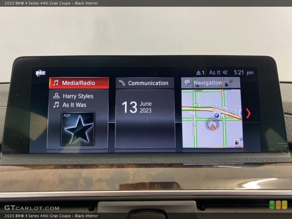 Black Interior Controls for the 2020 BMW 4 Series 440i Gran Coupe #146244504