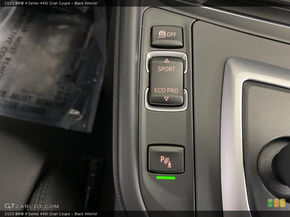 Black Interior Controls for the 2020 BMW 4 Series 440i Gran Coupe #146244567