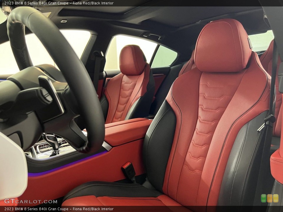 Fiona Red/Black Interior Photo for the 2023 BMW 8 Series 840i Gran Coupe #146245398