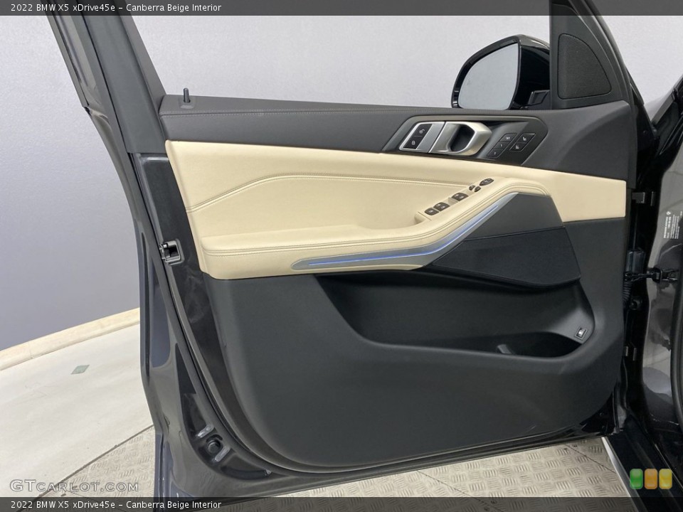 Canberra Beige Interior Door Panel for the 2022 BMW X5 xDrive45e #146245704