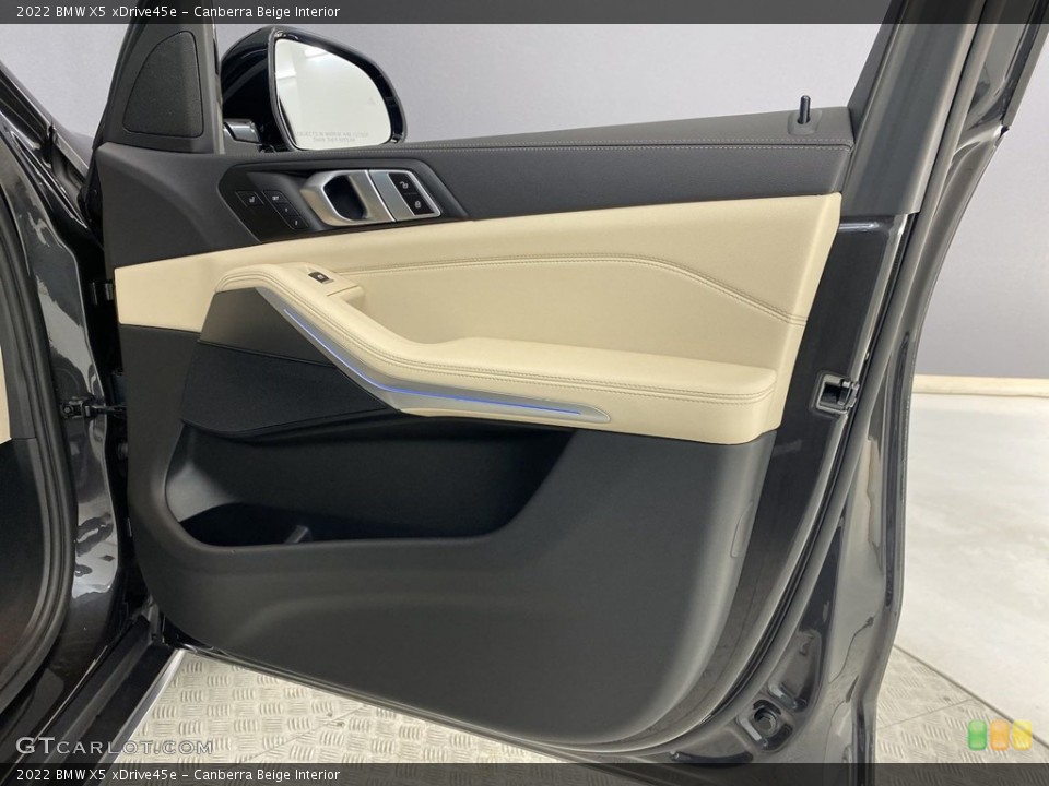 Canberra Beige Interior Door Panel for the 2022 BMW X5 xDrive45e #146245890