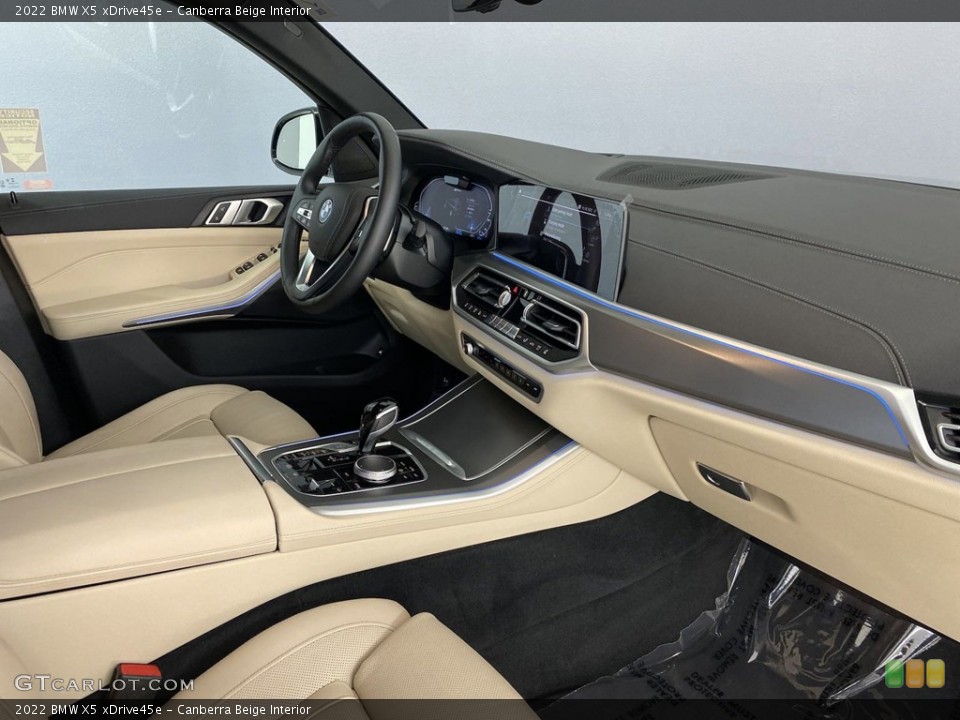 Canberra Beige Interior Dashboard for the 2022 BMW X5 xDrive45e #146245893