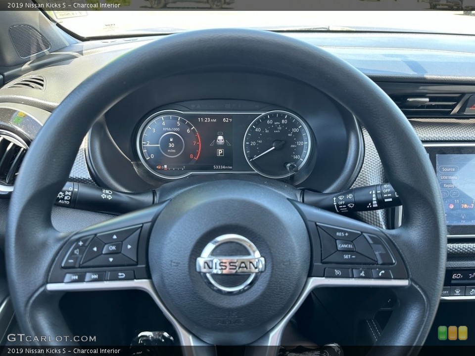 Charcoal Interior Steering Wheel for the 2019 Nissan Kicks S #146246084