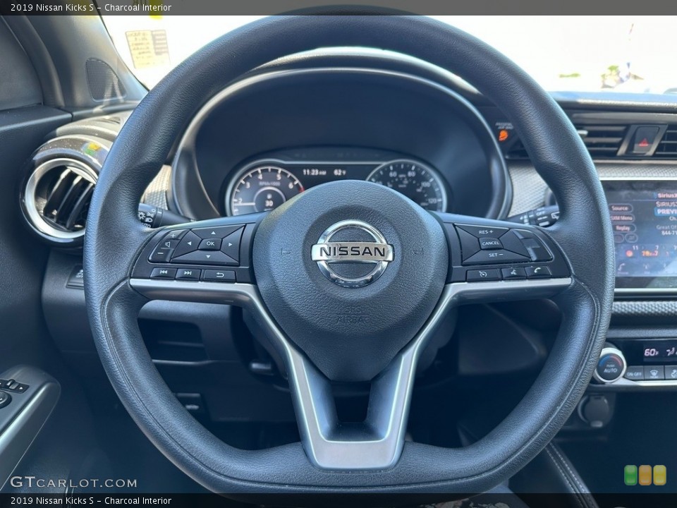 Charcoal Interior Steering Wheel for the 2019 Nissan Kicks S #146246092